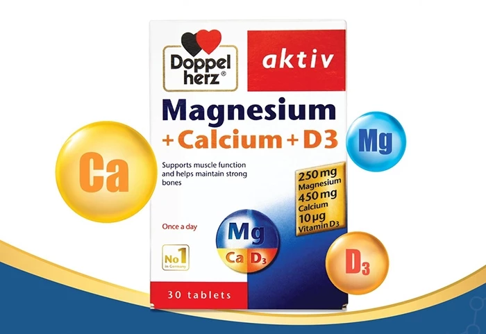 Thành phần của Doppelherz Magnesium Calcium D3
