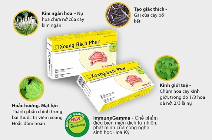 Xoang Bách Phục với chiết xuất thảo dược tự nhiên