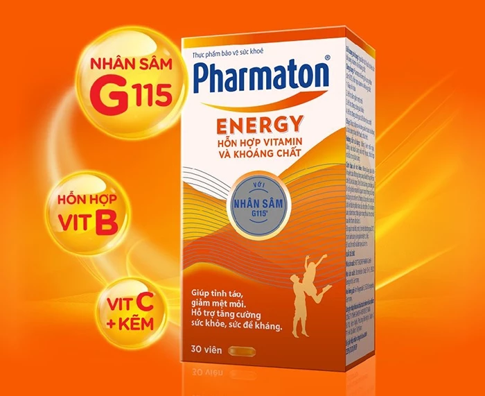 Sản phẩm chứa nhân sâm G115 và 18 loại vitamin + khoáng chất hỗ trợ tăng cường sức khỏe.