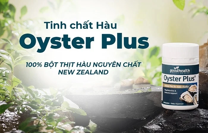 Oyster Plus viên uống giúp tăng cường sinh lý cho nam giới.