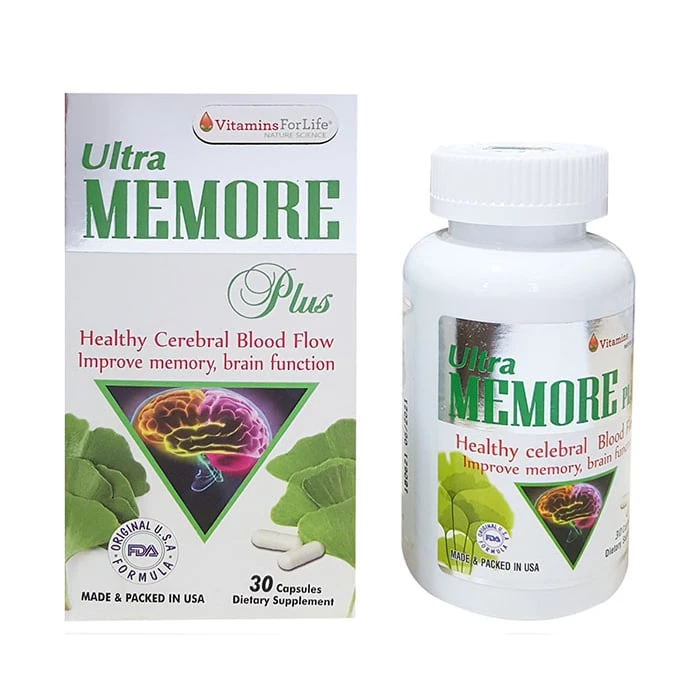 Ultra Memore Plus hỗ trợ hiệu quả các triệu chứng đau đầu, rối loạn tiền đình.