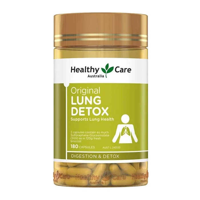 Viên thải độc phổi Healthy Care Original Lung Detox