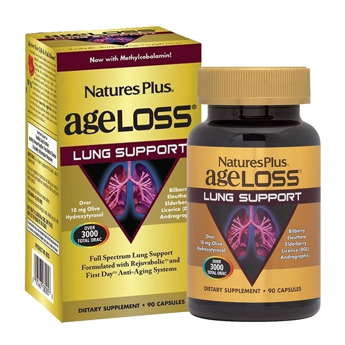 Viên uống bổ phổi Ageloss Lung Support Nature's Plus