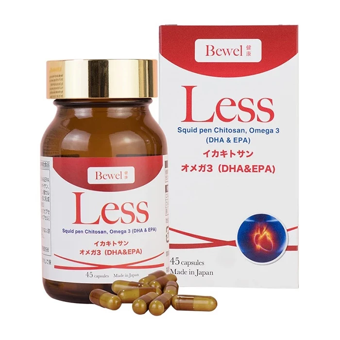 Bewel Less chứa các dưỡng chất hỗ trợ làm giảm lượng cholesterol hiệu quả.