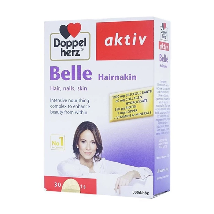 Viên uống mọc tóc Doppelherz aktiv Belle Hairnakin