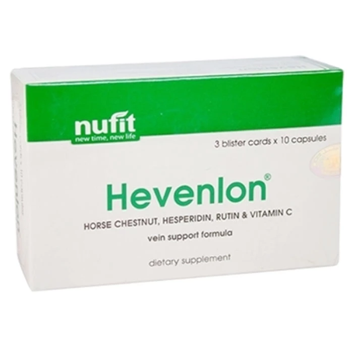 Hevenlon giúp củng cố sức bền tĩnh mạch, giảm các triệu chứng suy giãn tĩnh mạch.