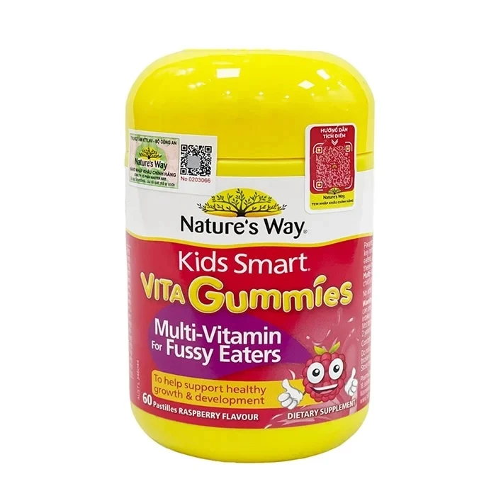 Smart Vita Gummies Multi - Vitamin giúp ăn ngon miệng và hạn chế ốm vặt ở trẻ.
