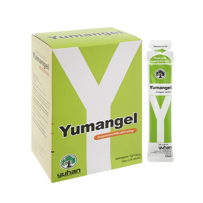 Yumangel có tác dụng kháng acid và cải thiện loét dạ dày, loét tá tràng.