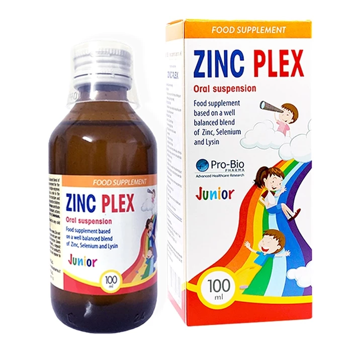 ZinC Plex giúp kích thích tiêu hóa và tăng cường đề kháng cho bé khỏe mạnh.