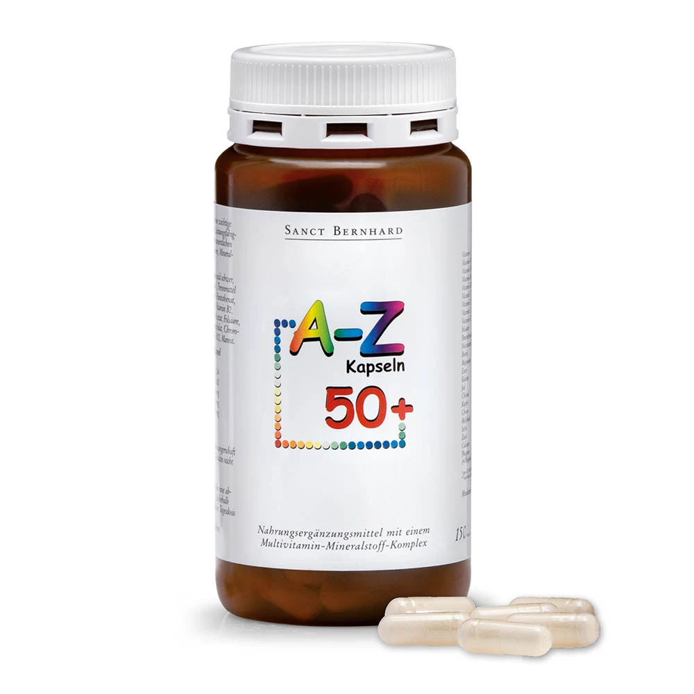 AZ Kapseln 50+ Sanct Bernhard - Vitamin tổng hợp cho người trên 50 tuổi