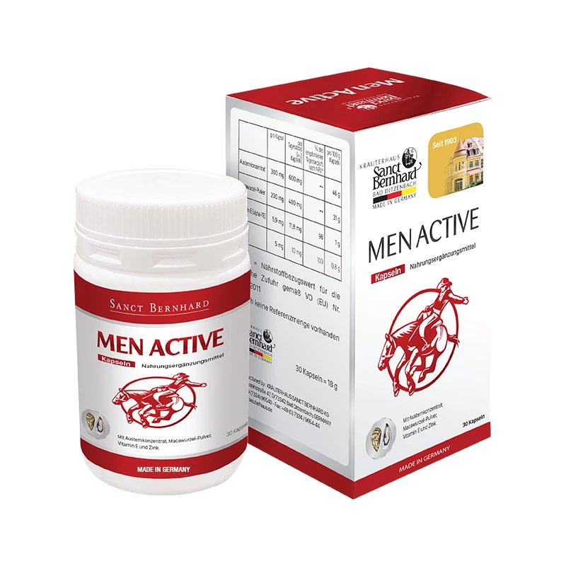 Men Active Kapseln Sanct Bernhard - Hỗ trợ tăng cường sinh lý của nam giới
