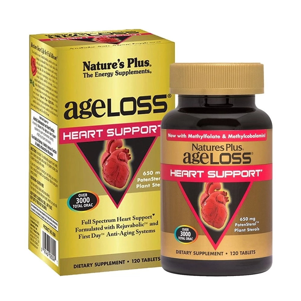Ageloss Heart Support - Hỗ trợ giảm nguy cơ đau tim, ngăn ngừa suy tim