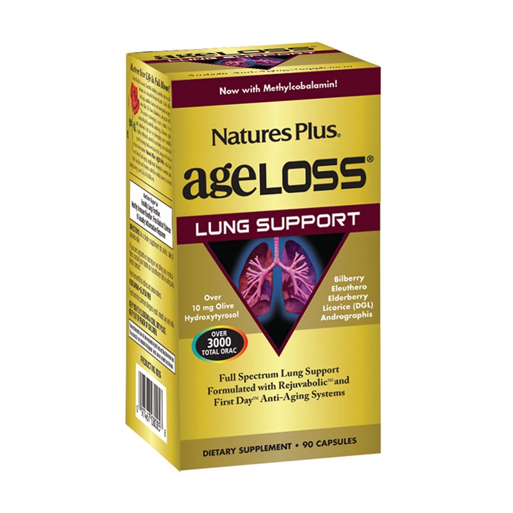 Ageloss Lung Support - Bảo vệ phổi, hỗ trợ chức năng đường hô hấp