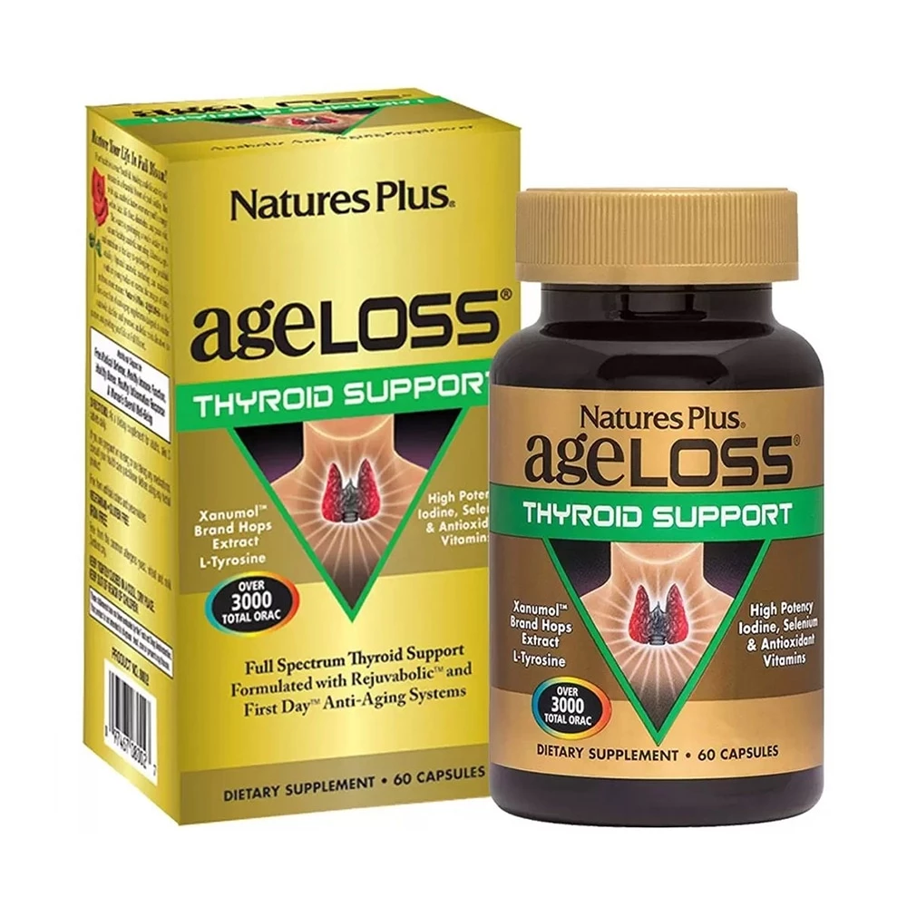 Ageloss Thyroid Support - Ngăn ngừa cường giáp, suy tuyến giáp, bướu tuyến giáp