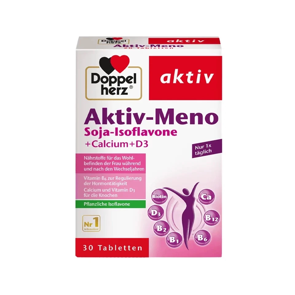 Aktiv Meno Doppelherz - Hỗ trợ giảm bốc hỏa, đau đầu thời kỳ mãn kinh