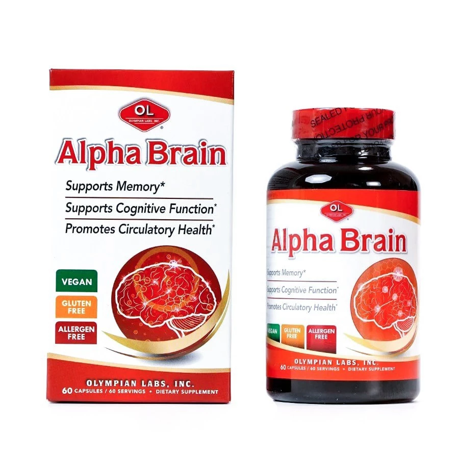 Alpha Brain Olympian Labs - Tăng tuần hoàn não, cải thiện trí nhớ