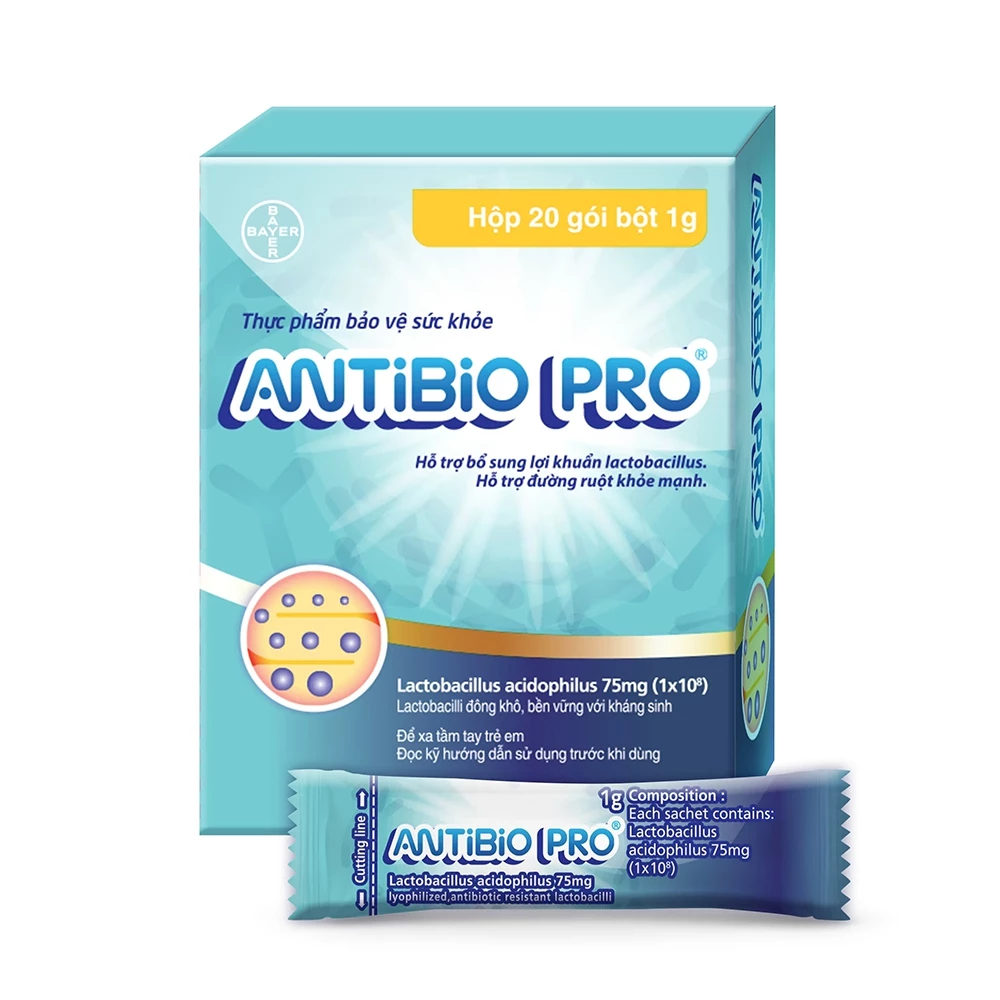 Antibio Pro Bayer - Bổ sung lợi khuẩn, hỗ trợ đường ruột khoẻ mạnh