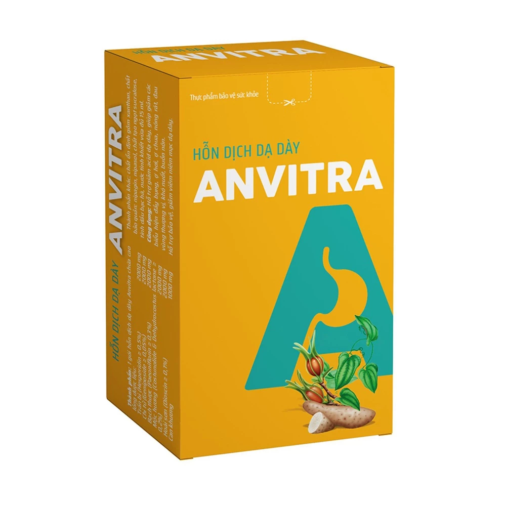 Anvitra vàng - Hỗ trợ giảm nguy cơ viêm loét dạ dày