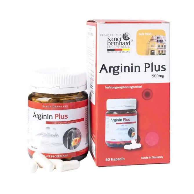Arginin Plus 500mg Sanct Bernhard - Bảo vệ & tăng cường chức năng gan