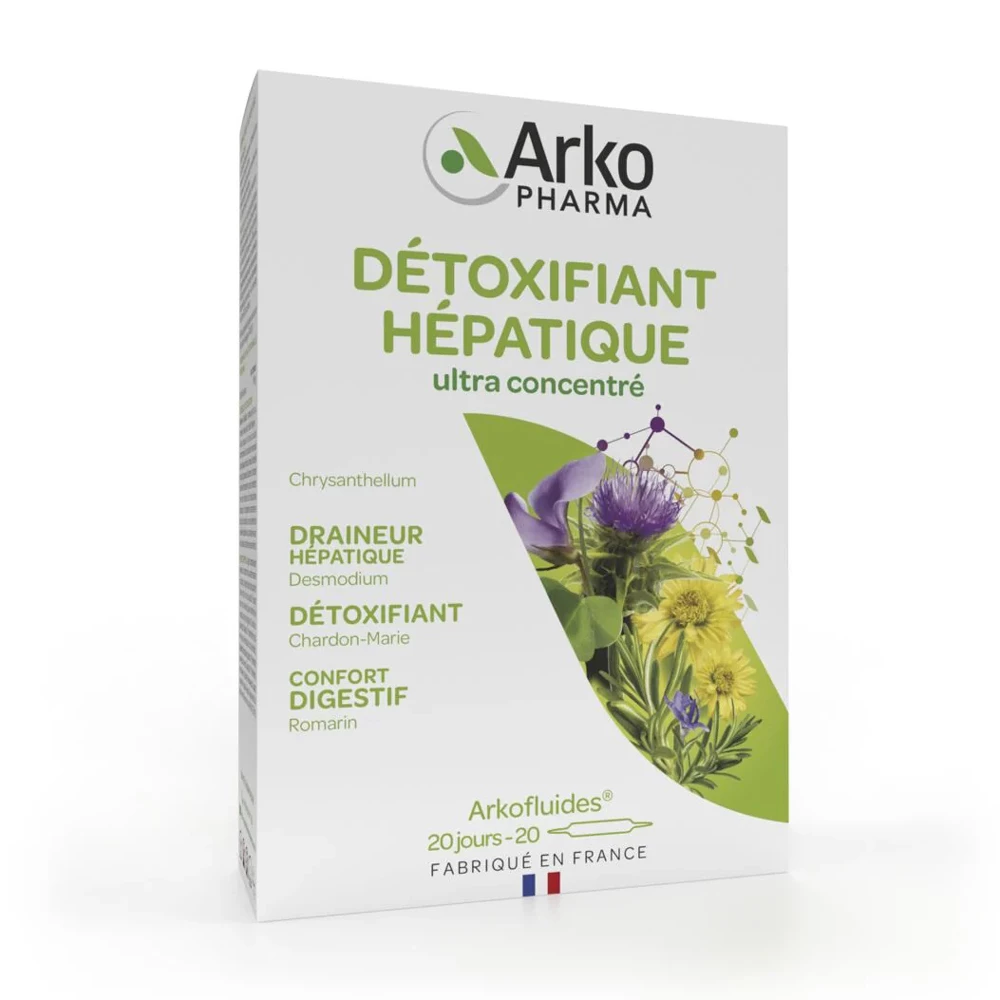 Thải độc gan Arkopharma Detoxifiant Hepatique - Hỗ trợ bảo vệ gan