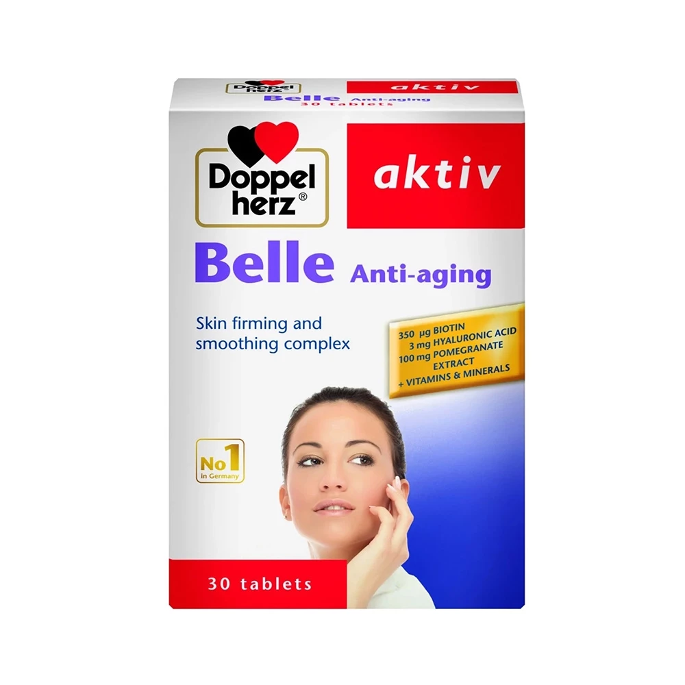 Belle Anti-aging Doppelherz - Nuôi dưỡng làn da khỏe đẹp, giảm nám sạm