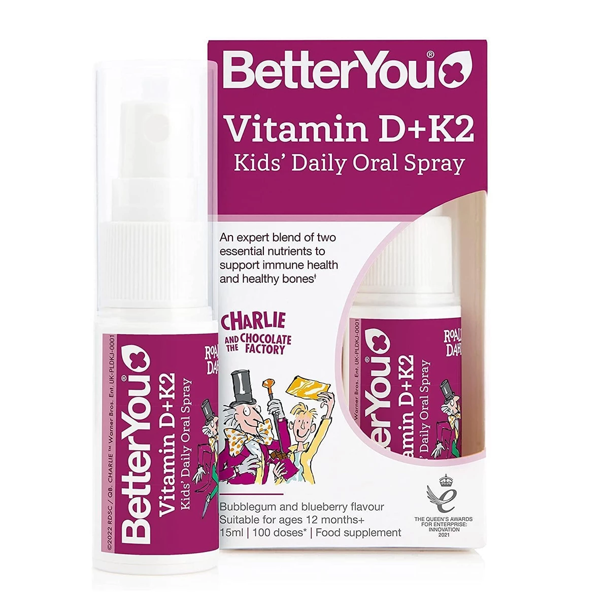 Better You Vitamin D K2 Kids Daily Oral Spray - Bổ sung D3K2 dạng xịt cho bé