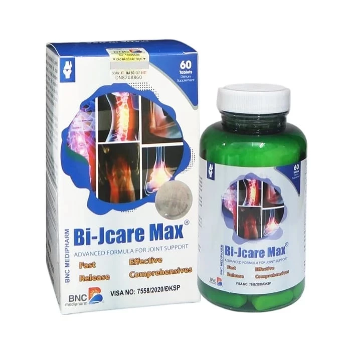 Bi Jcare Max - Hỗ trợ tăng tiết dịch khớp, giảm nguy cơ thoái hóa khớp