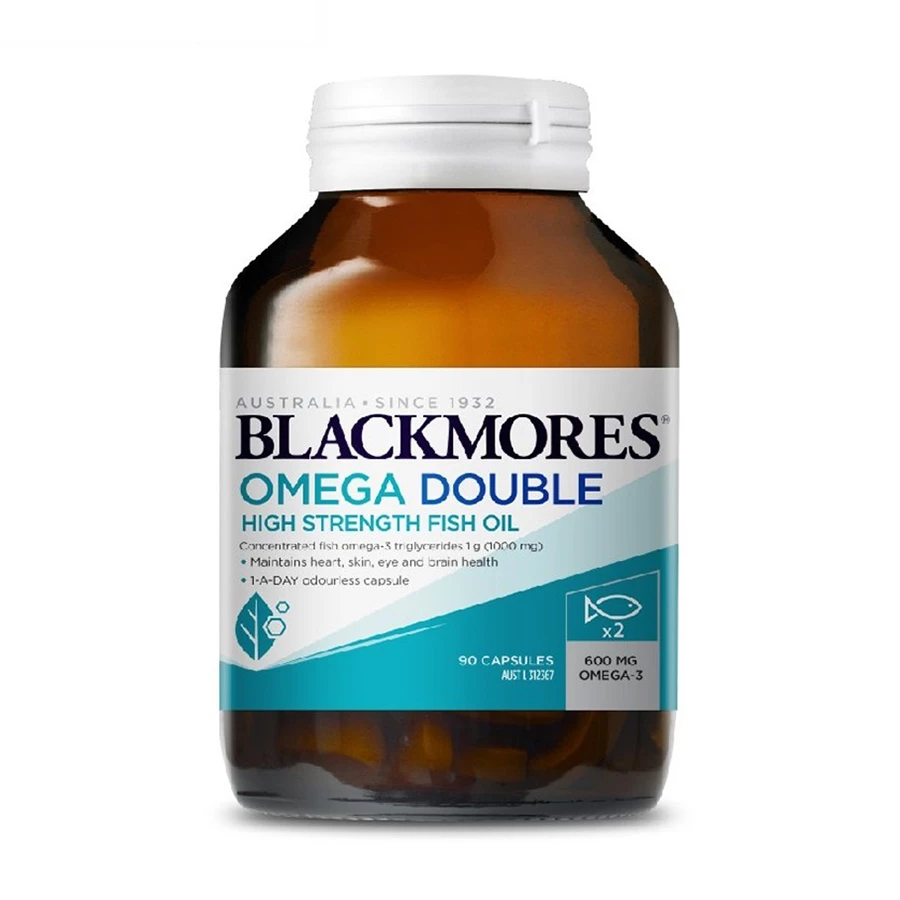 Blackmores Omega Double High Strength Fish Oil - Bổ sung hàm lượng cao Omega 3 cho cơ thể