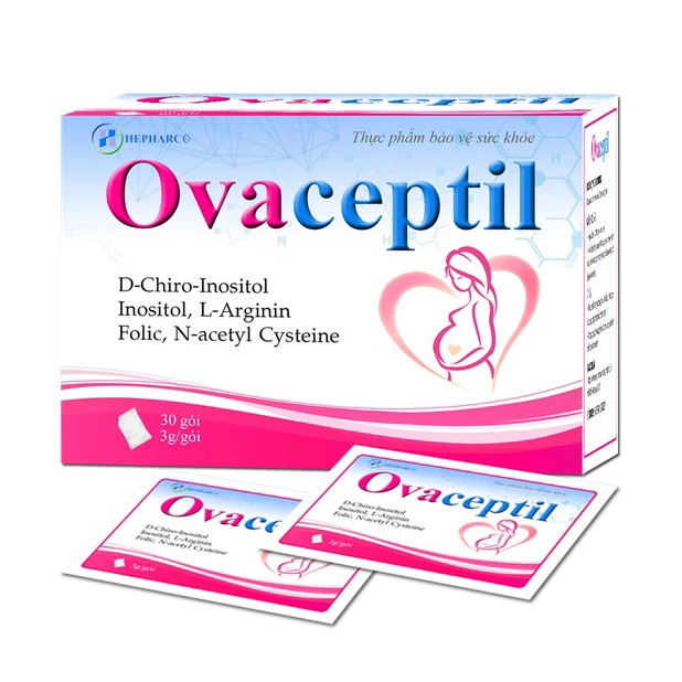 Ovaceptil - Bổ trứng, hỗ trợ tăng khả năng thụ thai