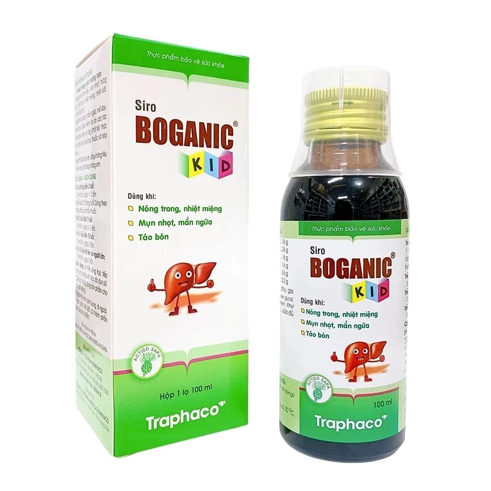 Boganic Kids - Thanh nhiệt tiêu độc, mát gan cho trẻ