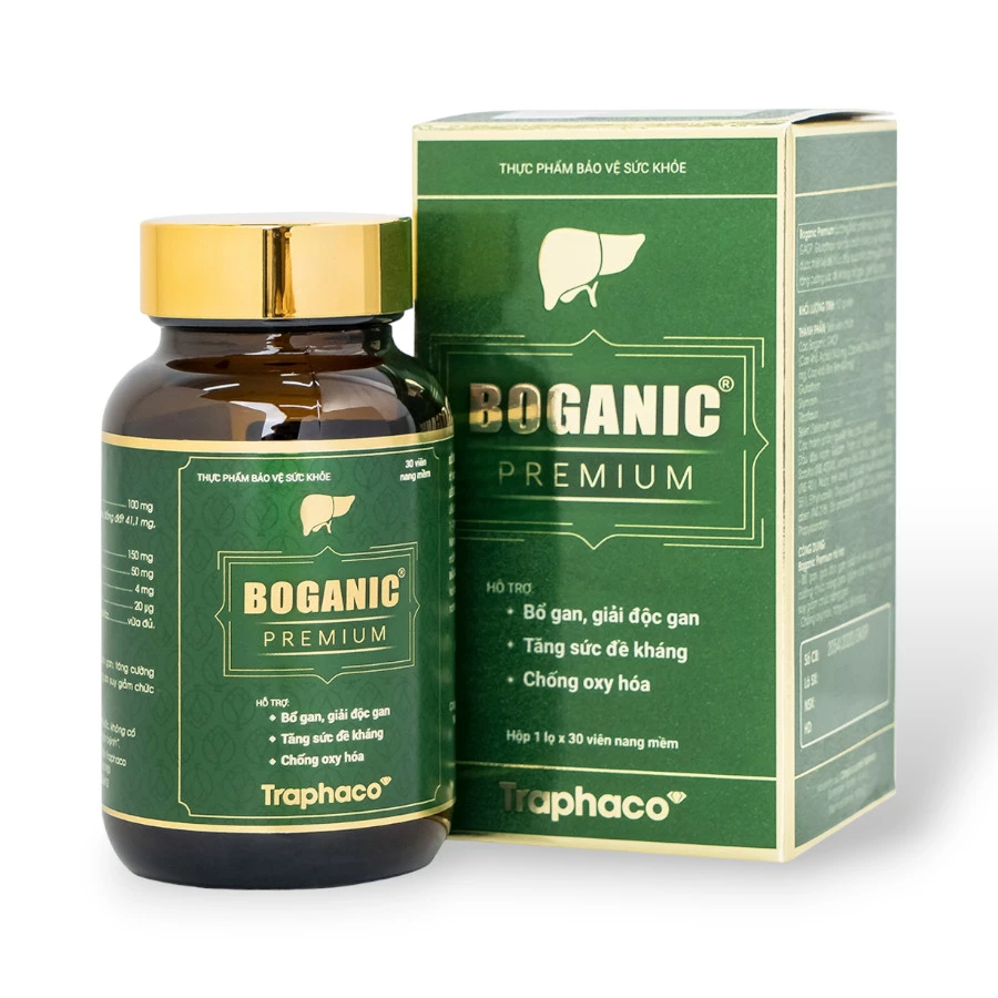 Boganic Premium Traphaco - Bổ gan, giải độc gan, bảo vệ tế bào gan