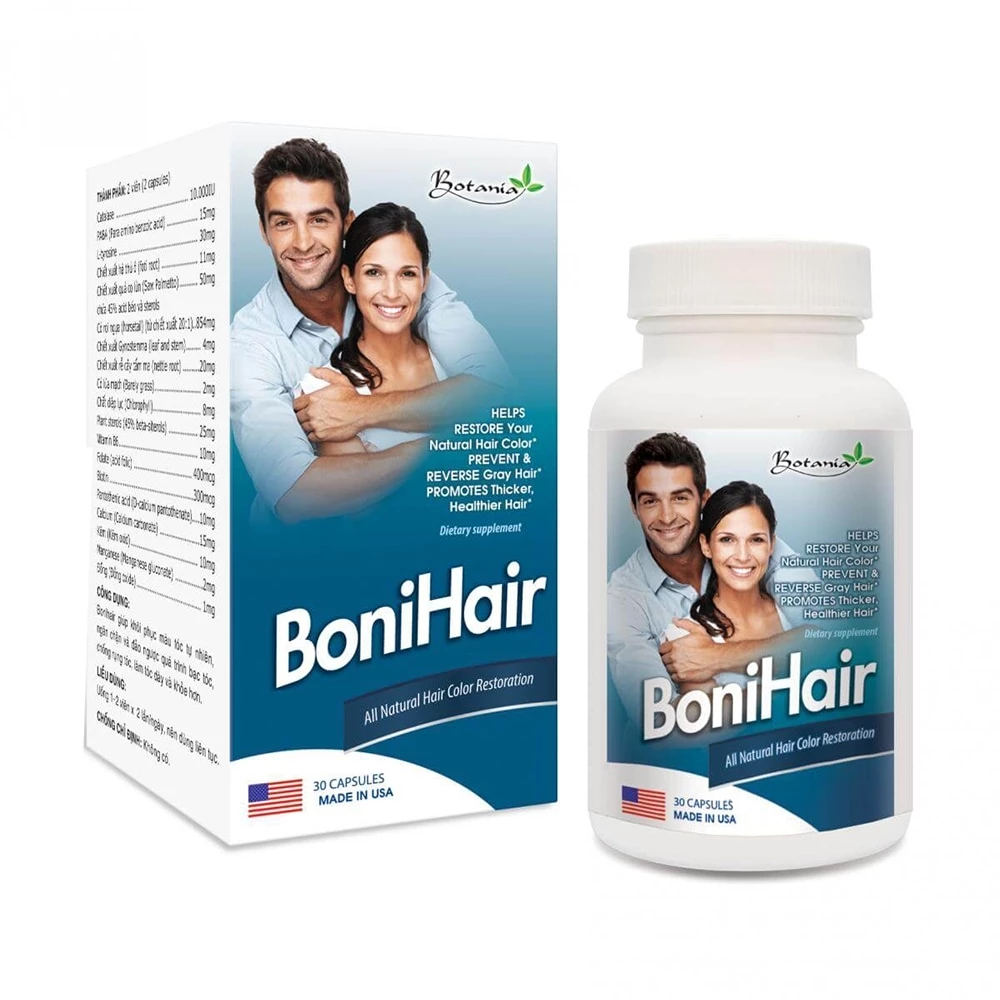 BoniHair - Cải thiện tình trạng tóc rụng, tóc bạc sớm