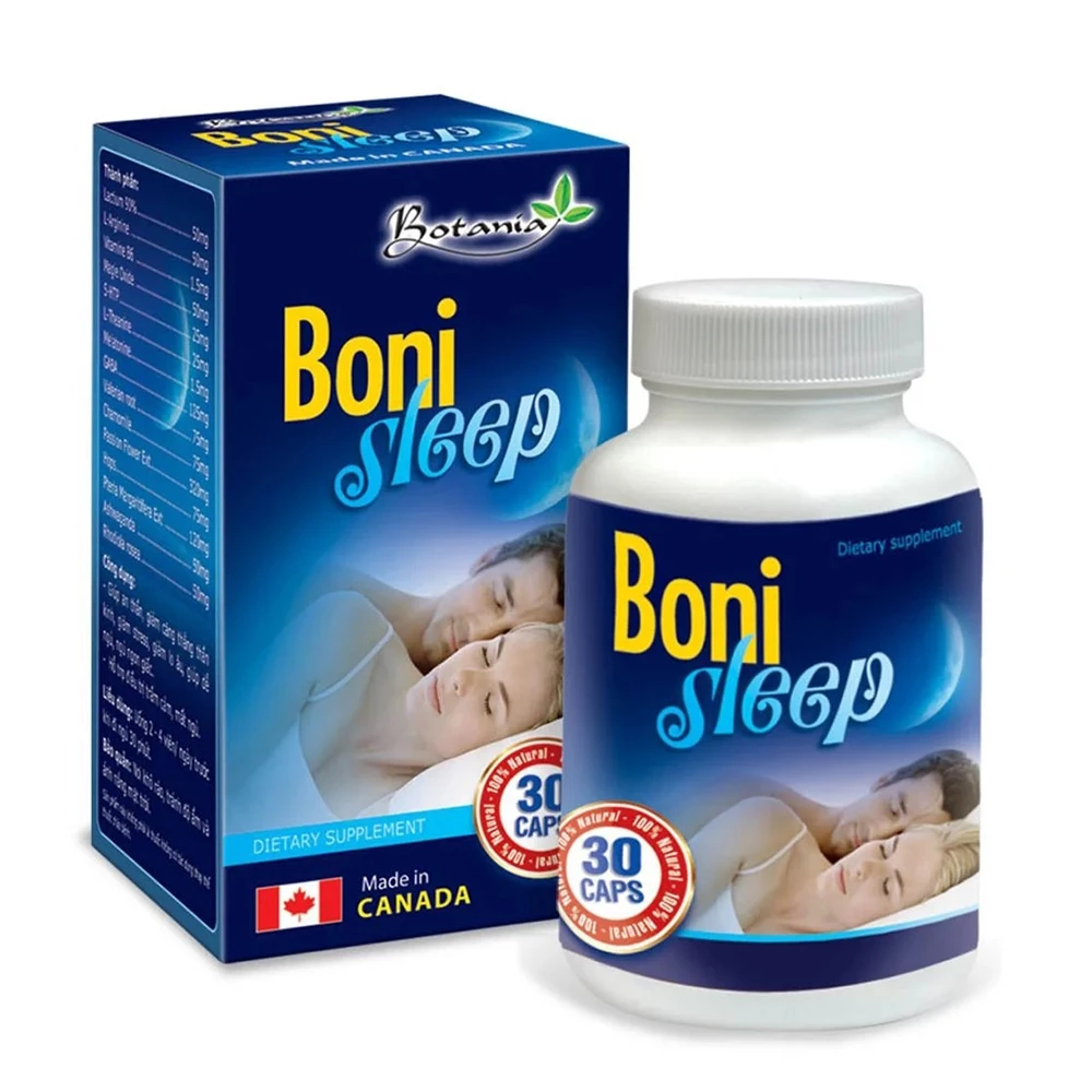 Boni Sleep - Giúp an thần, giảm căng thẳng thần kinh