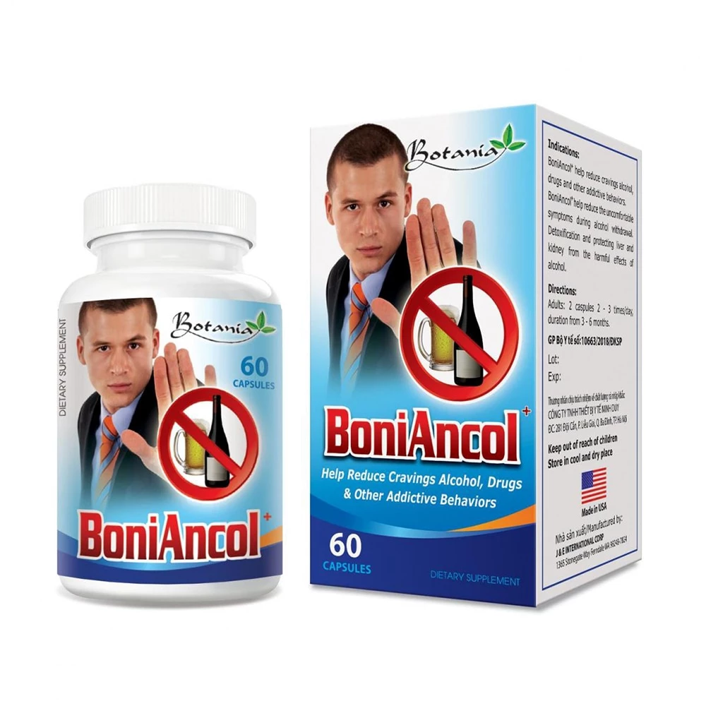 BoniAncol - Giảm cảm giác thèm rượu, giúp cai rượu hiệu quả