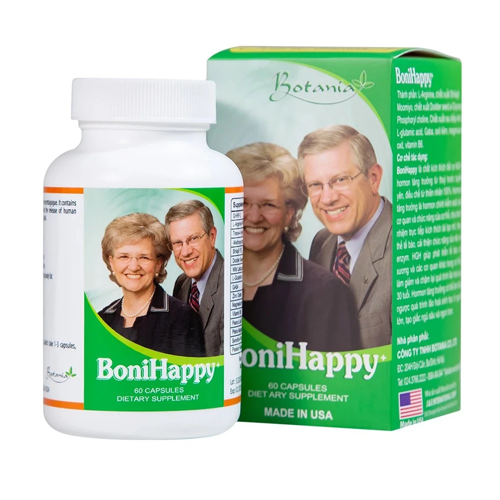 BoniHappy - Hỗ trợ điều trị mất ngủ, cải thiện trí nhớ