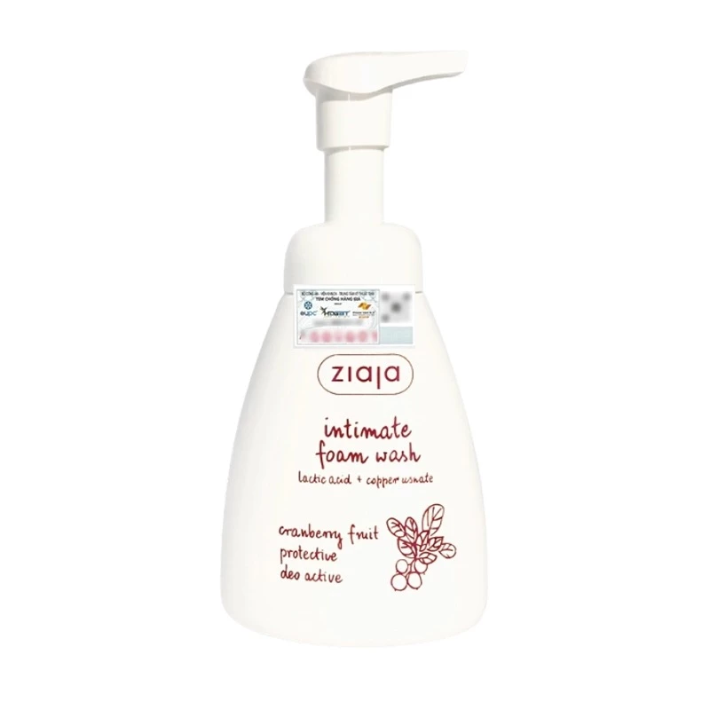 Bọt vệ sinh Ziaja Intimate Foam Wash Cranberry Fruit Protective