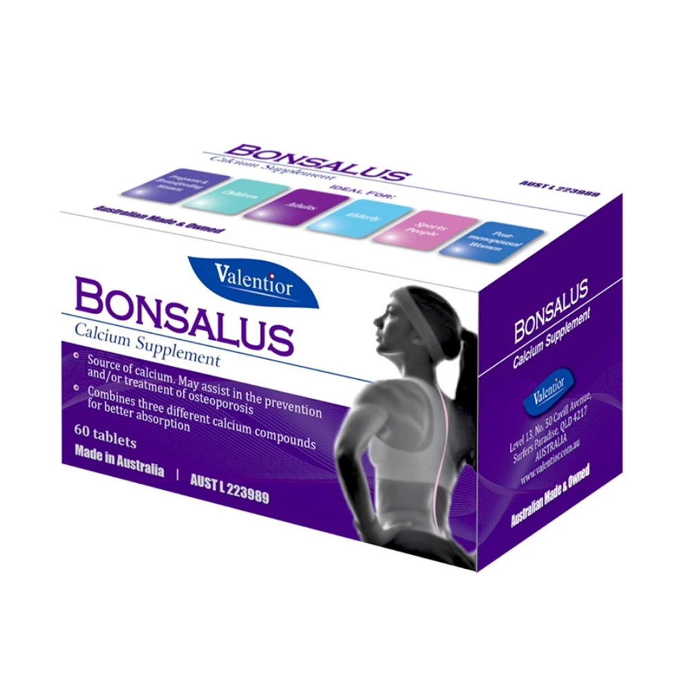 Bonsalus Valentior - Bổ sung canxi, vitamin & khoáng chất