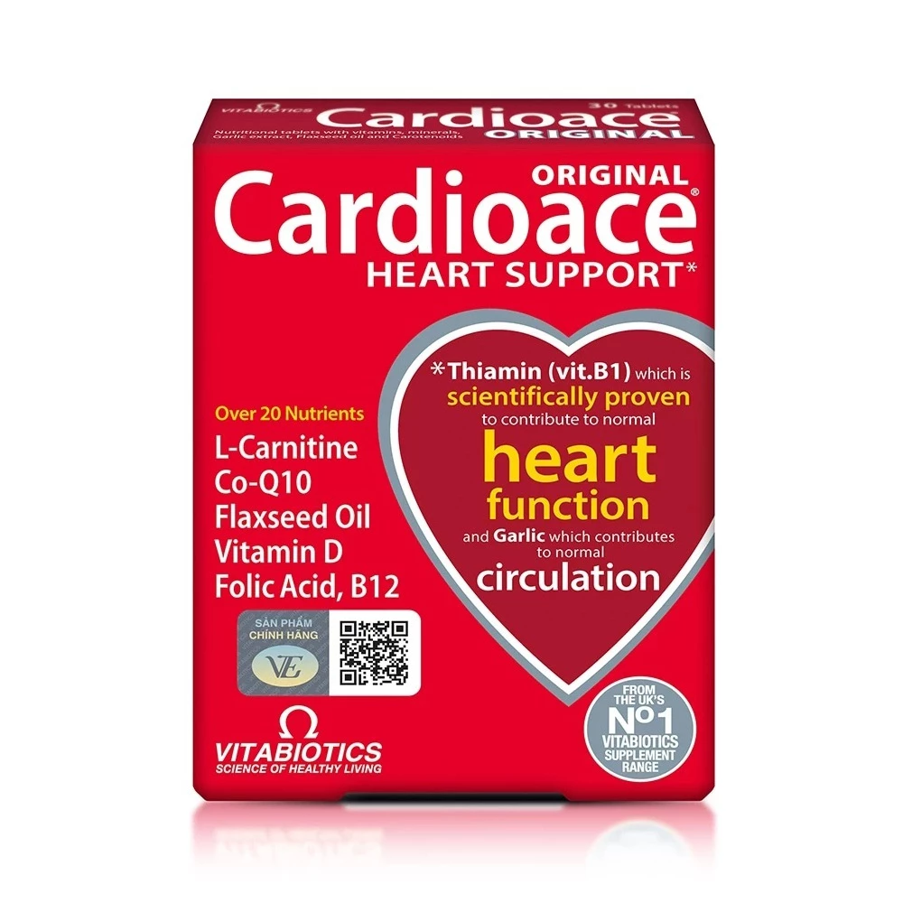 Cardioace Original Heart Support Vitabiotics - Hỗ trợ sức khỏe tim mạch