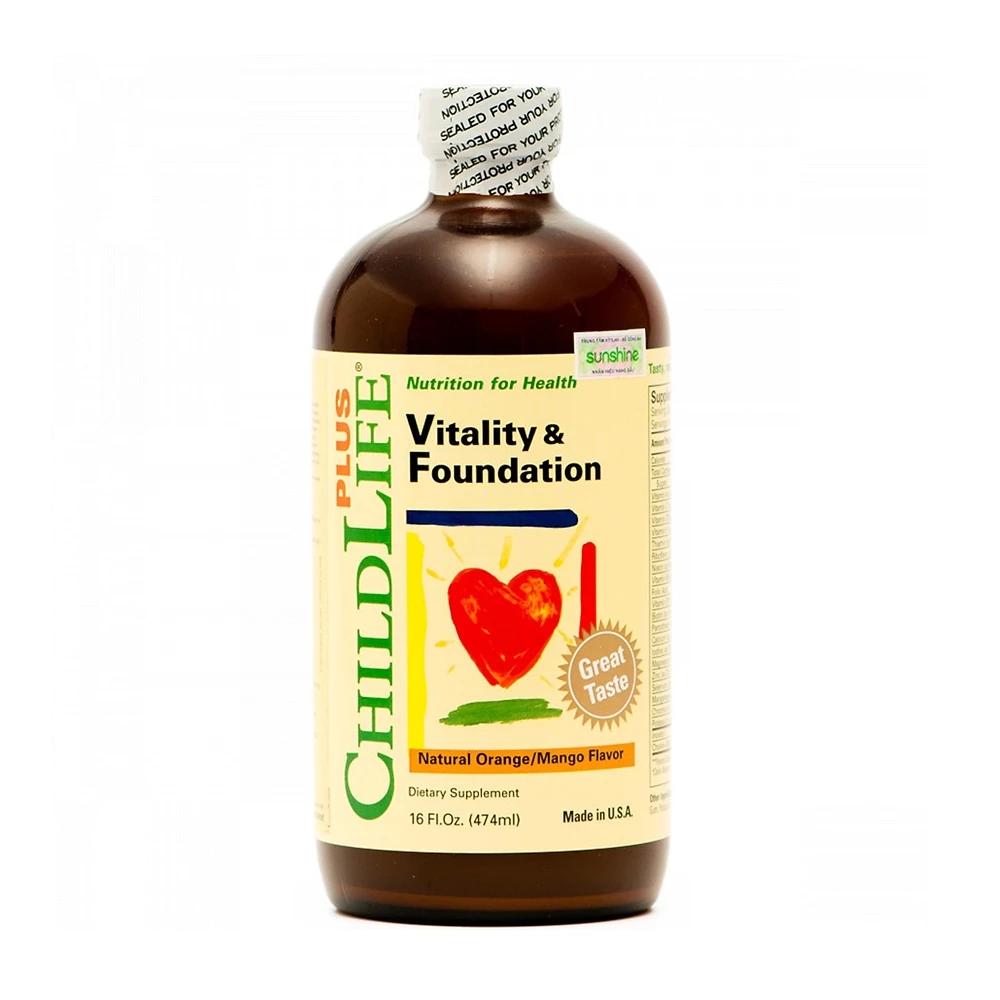 ChildLife Vitality & Foundation - Vitamin tổng hợp cho bé