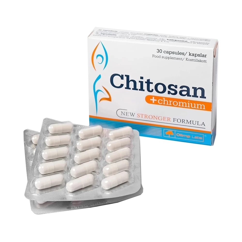 Viên uống giảm cân Chitosan Chromium Olimp Labs - Hỗ trợ giảm nguy cơ thừa cân, béo phì