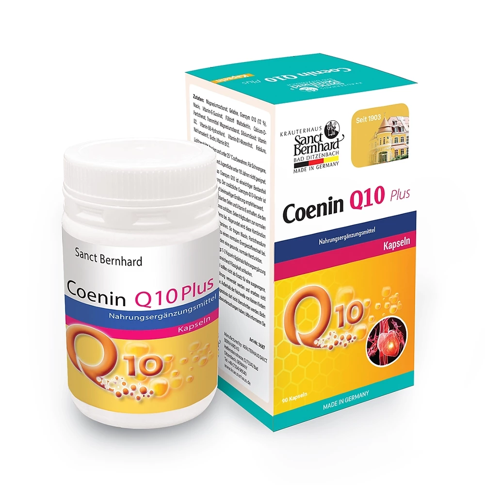 Coenin Q10 Plus Kapseln Sanct Bernhard - Duy trì và cải thiện sức khỏe tim mạch
