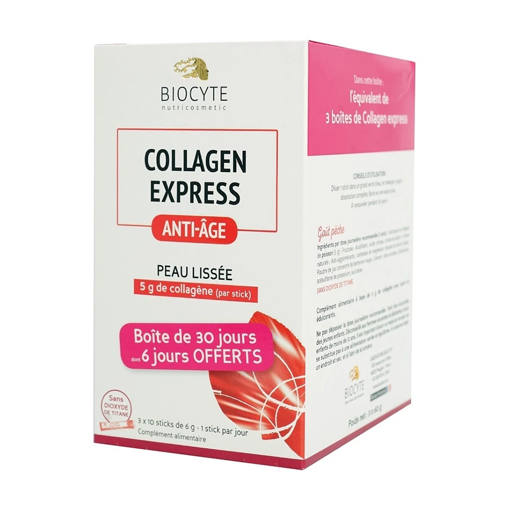 Collagen Express Biocyte - Hỗ trợ giảm lão hóa, làm đẹp da