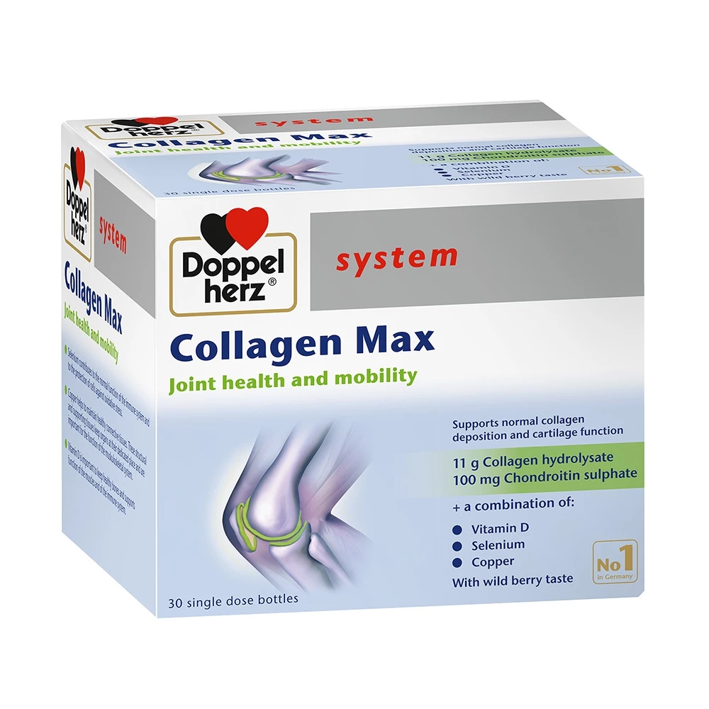 Collagen Max Doppelherz - Hỗ trợ tăng cường tái tạo sụn khớp