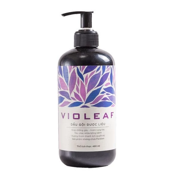 Dầu gội dược liệu Violeaf - Giúp tóc chắc khỏe, bồng bềnh, ngăn ngừa tóc gãy rụng
