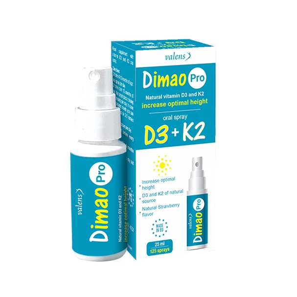 Dimao Pro D3K2 Oral Spray bổ sung vitamin D3 K2 dạng xịt cho trẻ sơ sinh và trẻ nhỏ