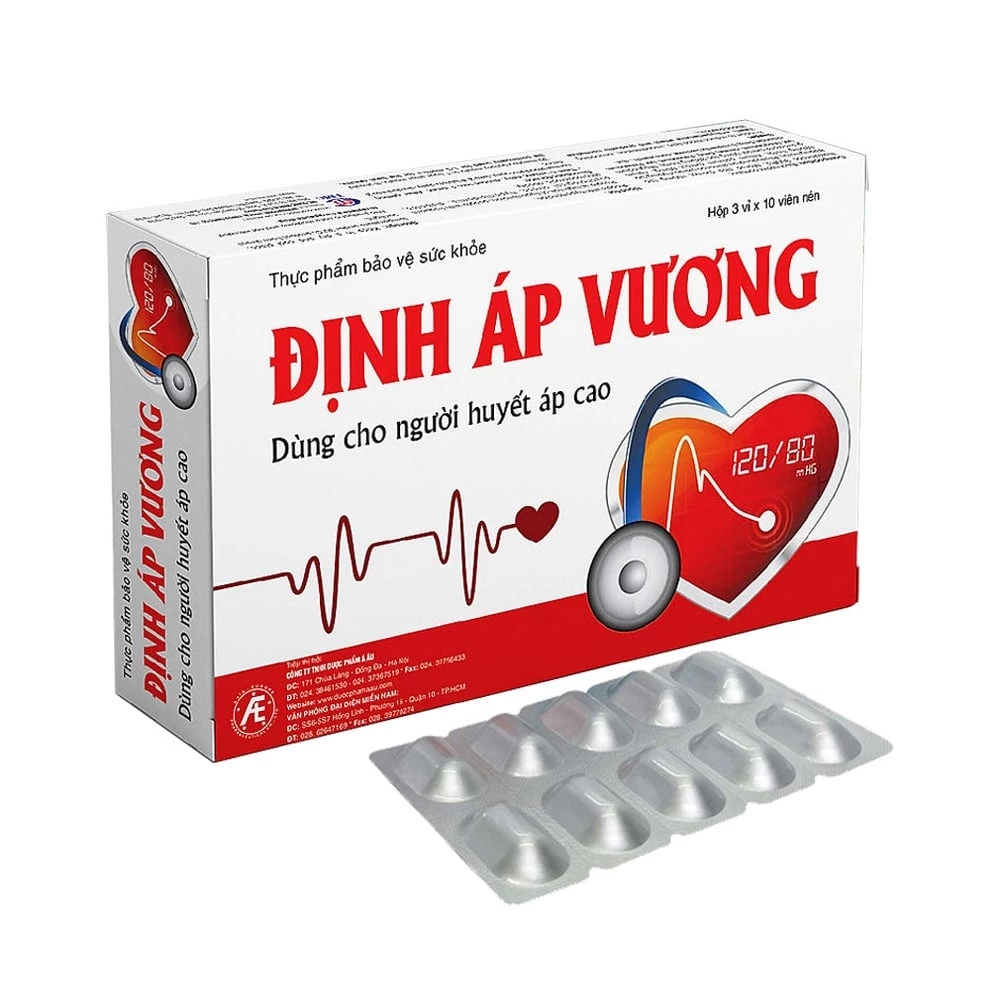 Định Áp Vương - Hỗ trợ giãn mạch, giảm huyết áp cao