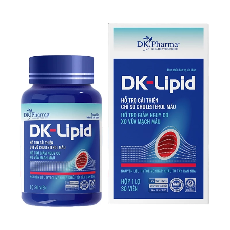 DK Lipid - Hỗ trợ cải thiện chỉ số cholesterol máu