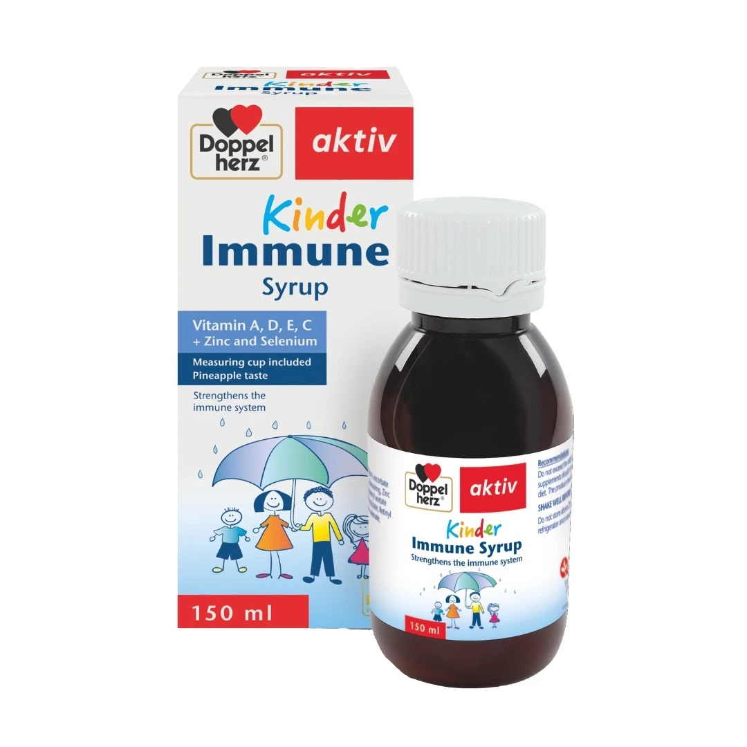 Kinder Immune Syrup Doppelherz - Siro tăng đề kháng cho bé