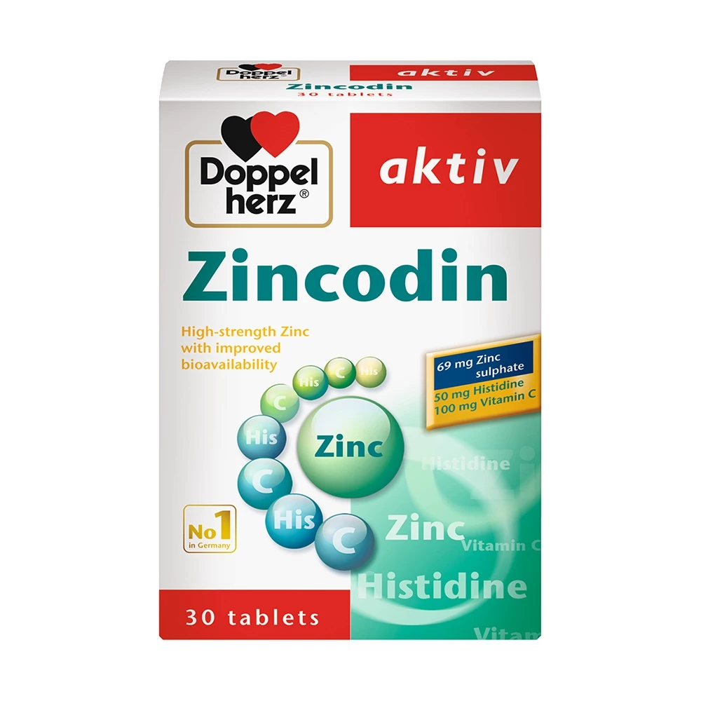 Zincodin Doppelherz - Bổ sung kẽm, hỗ trợ tăng cường sức đề kháng