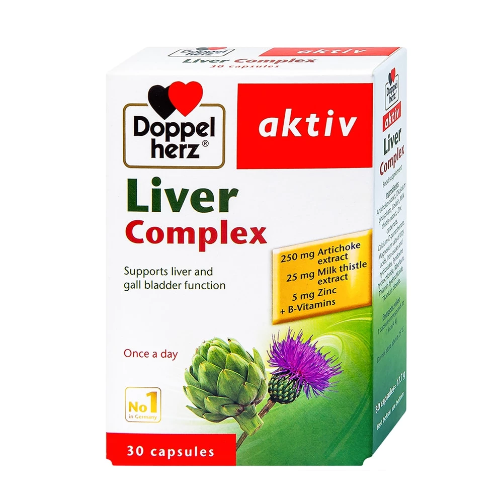 Liver Complex Doppelherz - Hỗ trợ giải độc, duy trì chức năng gan